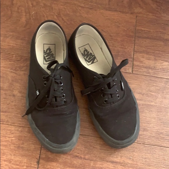 Vans Black Women Sz 9.5 Mens 8 - Picture 1 of 3